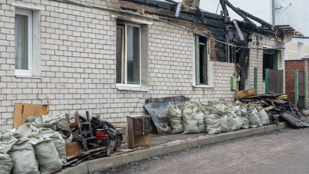 Professional Fire Damage Removal technician working in Willow Grove, PA